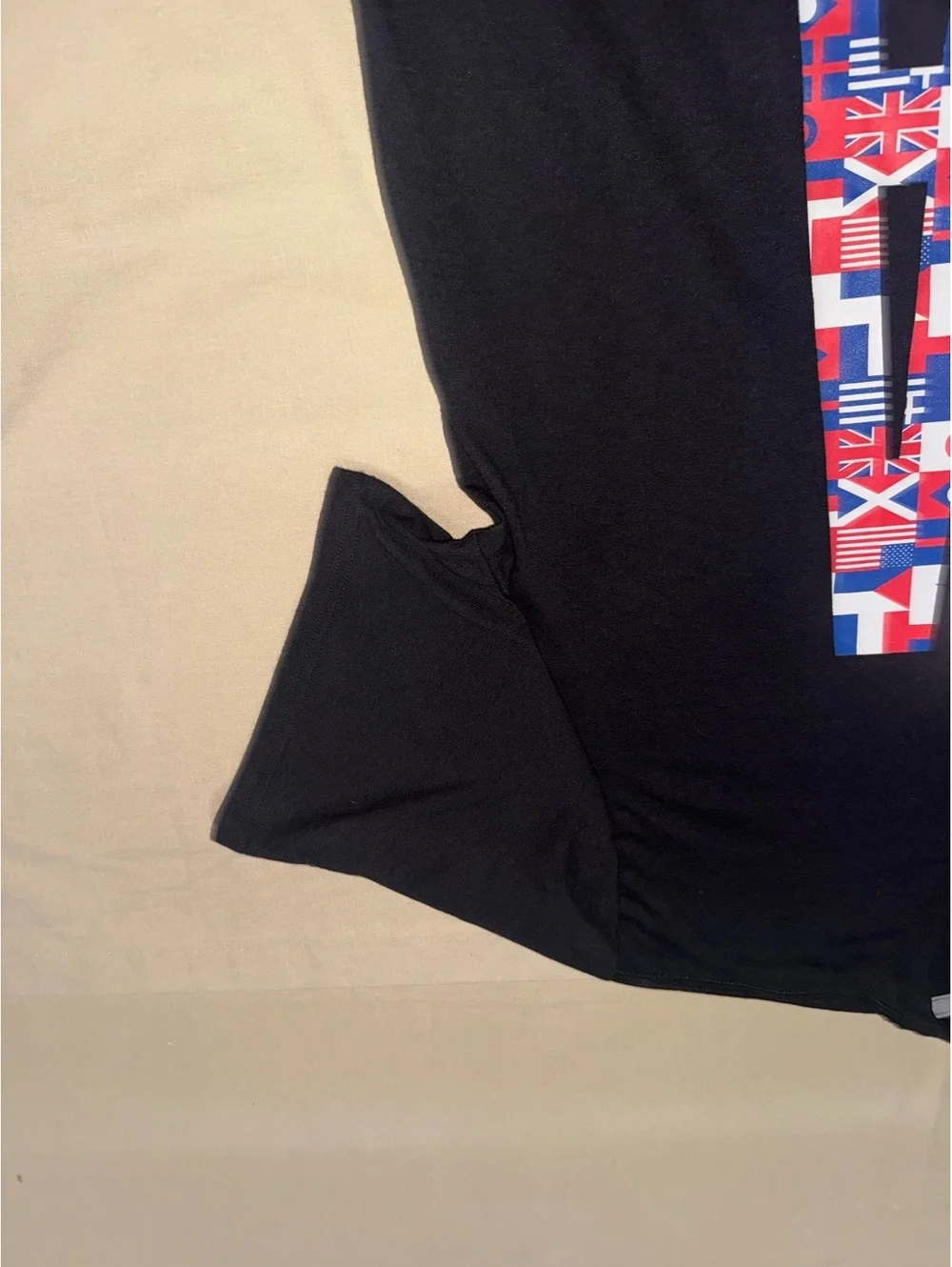 Adidas Climacool black USA graphic T-shirt